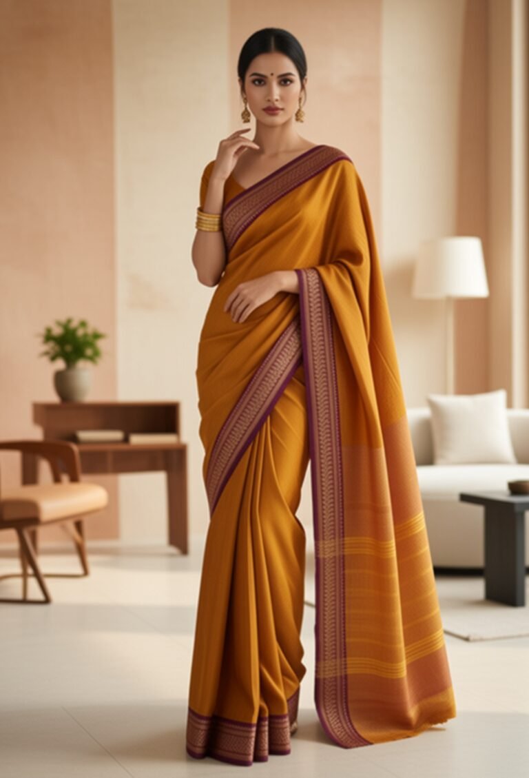 Cotton fab saree